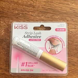 KISS Strip Lash Adhesive - Clear with Gold Tube